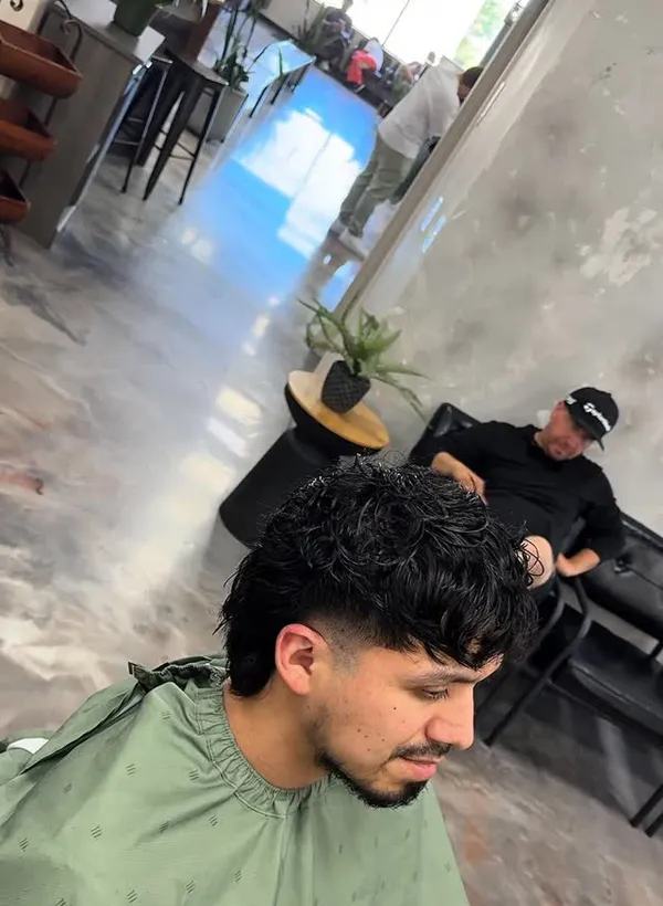 Long hair to taper mullet by Jovani