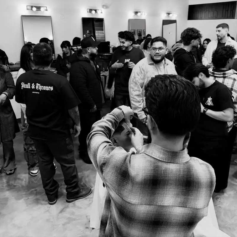 Barbering Showcase & Small Business Mercadito: a full floor at Addison, open to everyone.