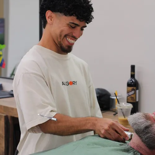 FAMILIA S&T: Peter at work, Addison (Darian's collab post with the shop)